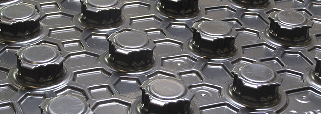 Dry floor heating module