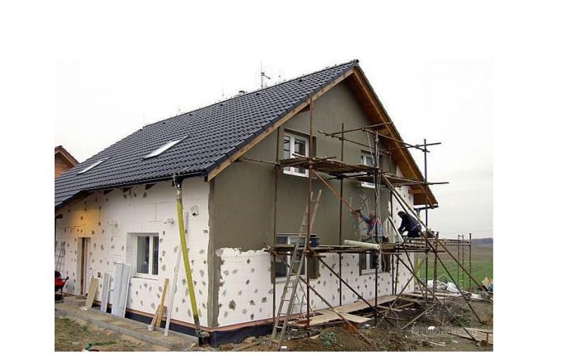 Exterior insulation design and construction of exterior walls